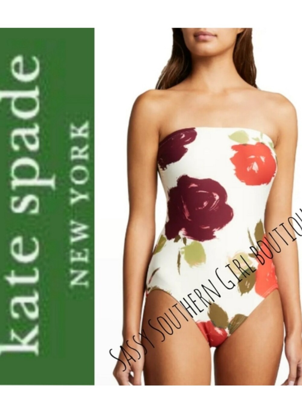 🆕⭐Kate Spade Blooming flowers swimsuit